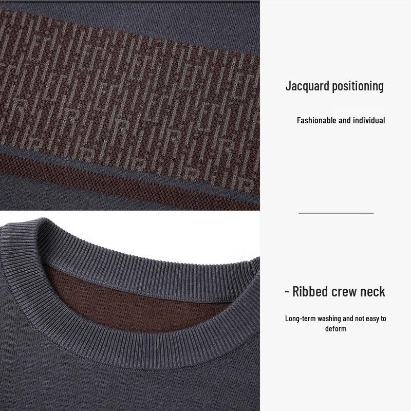 Caizi Men's Pullover Knit Sweater 91256M1720