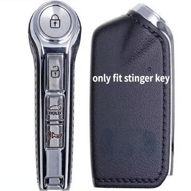 ABS Carbon Smart Keyless Car Key Case Cover for Kia Stinger Car Accessories Stinger GT GT Elite GT Limited K9 Key Cover