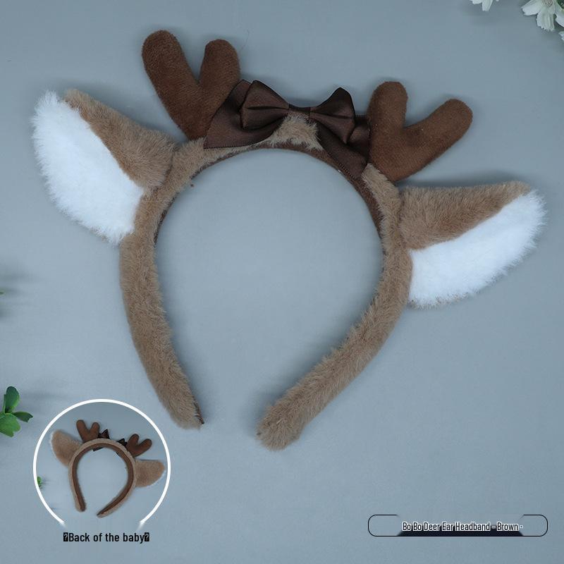 Halloween Plush Bobo Deer Ear Headband - Perfect Cosplay Accessory