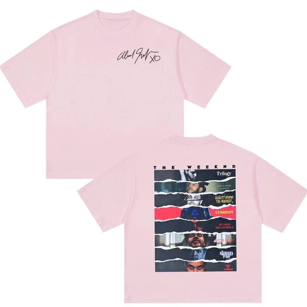 Rapper The Weeknd Hurry Up Tomorrow XO Album Graphic TShirt Hip Hop Vintage Cotton Short Sleeve Streetwear TShirts YK