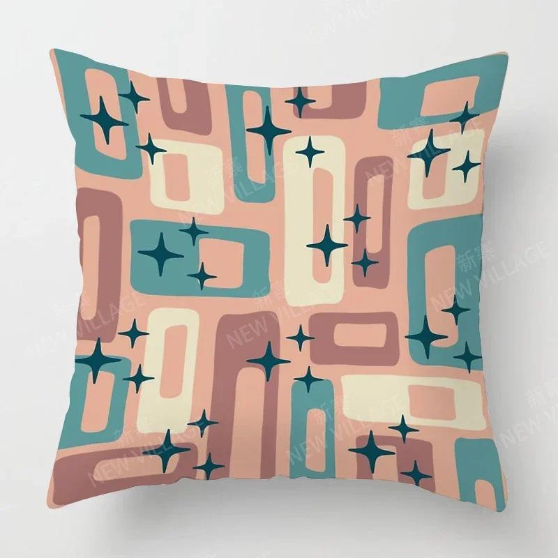 Nordic Fall Home Decor Autumn Throw Pillow Case Sofa Cushion Cover Modern  Geometry