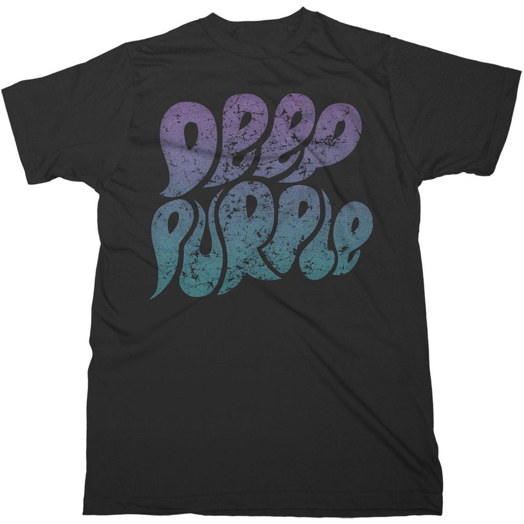 Grafica Banda Deep Purple Vintage Unisex T-Shirt Unisex Girocollo Cotone Manica Corta Y2k Oversize Moda Popolare Maglietta Souvenir