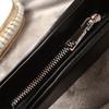 Clutch da Sera a Forma di Cuore Rosso con Diamanti Donna Designer Chic Strass Portafoglio Nero Festa Nuziale Sac A Main