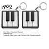 Fingertip Piano Keychain 2Pcs Pendant 3D Printed Mini Keys Stress Relief Toy