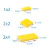 200pcs DIY Building Blocks Figure Bricks Ceramic Tile 2x2 Educational Creative Size Compatible With 3068 Toys for Children