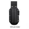 PU Leather Beer Bottle Waist Holster Waist Hanging Style Portable Beer Belt Bag Leather Cup Belt Bag with Pen Holder