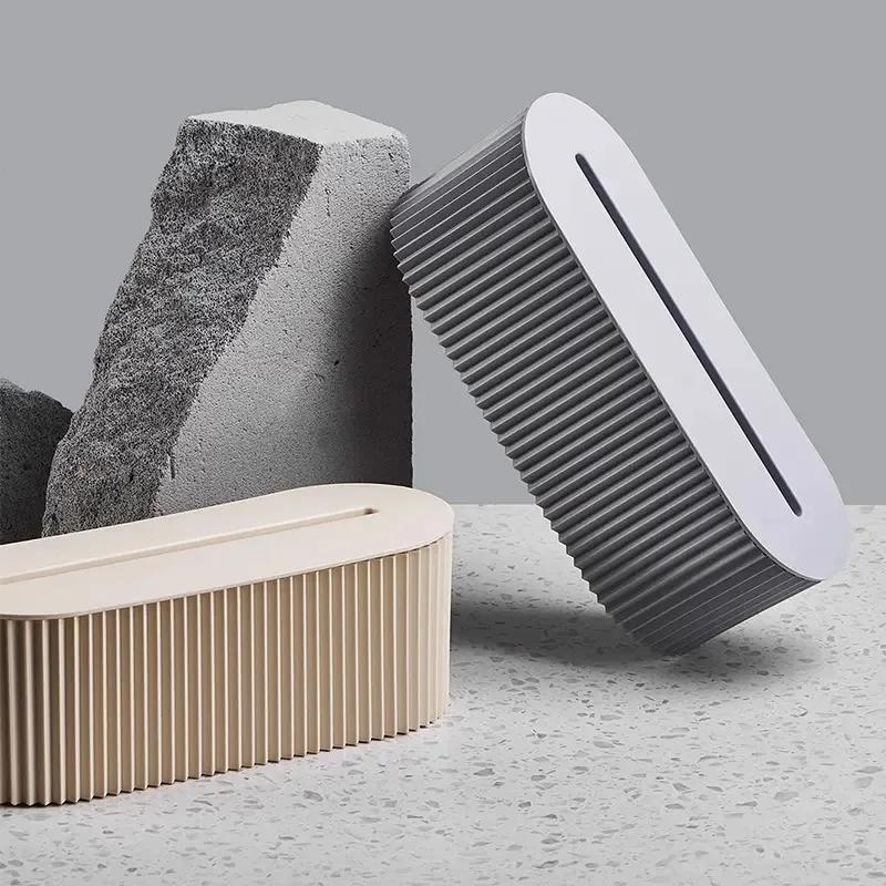 Nordic Stecker Bord Lagerung Box Kabel Draht Organizer Fall Buchse Drahtlose WiFi Router Armband Desktop Daten Linie Stecker Halter Regal