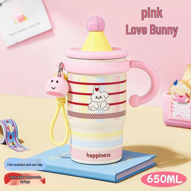 Shangqi Women s Pink Stainless Steel Insulated Water Bottle