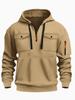 Men's Trendy Autumn/Winter Zipper Hoodie - Casual Pullover