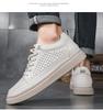 Men's Invisible Height-Increasing Shoes: Breathable, Stylish British Design with Soft Sole - Sports Casual Board Shoes with 8cm Lift.