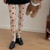 Women Tight JK White Ultra Thin Printed Polka Dot Pantyhose Tights Women Pantyhose Women Thin Sexy Lingerie Thigh High Stockings
