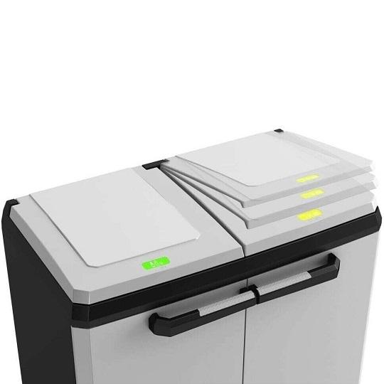 Keter Recycling Bin 2 X 110L 68 X 39 X 92 Cm