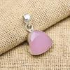 Pink Chalcedony Pendant, 925 Solid Sterling Silver Pendant Handmade Gemstone Jewelry, Gifts For Wife Brand New Pendant