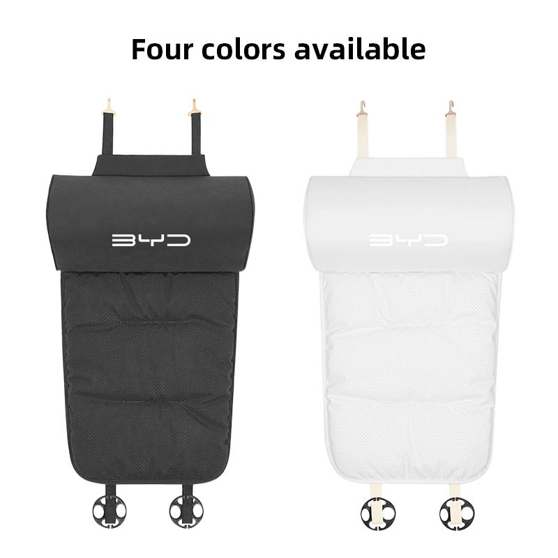 Suede Fabric Car Seat Extension Leg Rest Cushion Auto Extender Cushion For BYD Qin Tang U8 F3 E6 Atto3 Yuan Plus Song Max F0 G3