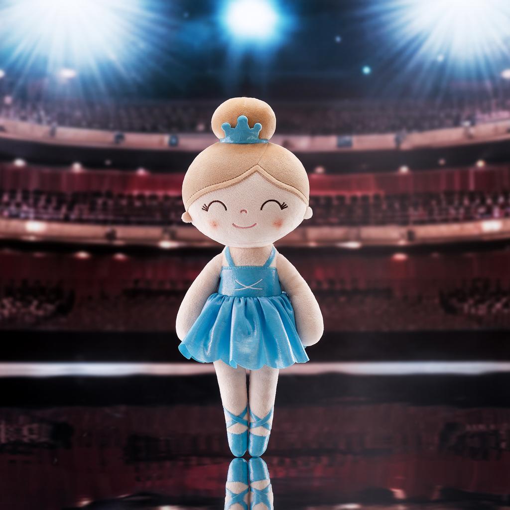 Soft Baby Doll Symphony Mist Gold Ballerina Girl Dream Girl Doll Children Cloth Toy Birthday Gift Blue