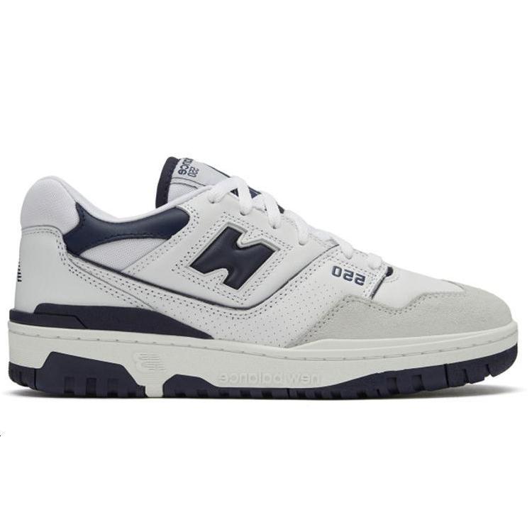 New Balance 550 'White Navy' (Unisex) White / Navy Vintage Basketball Shoes BB550WA1