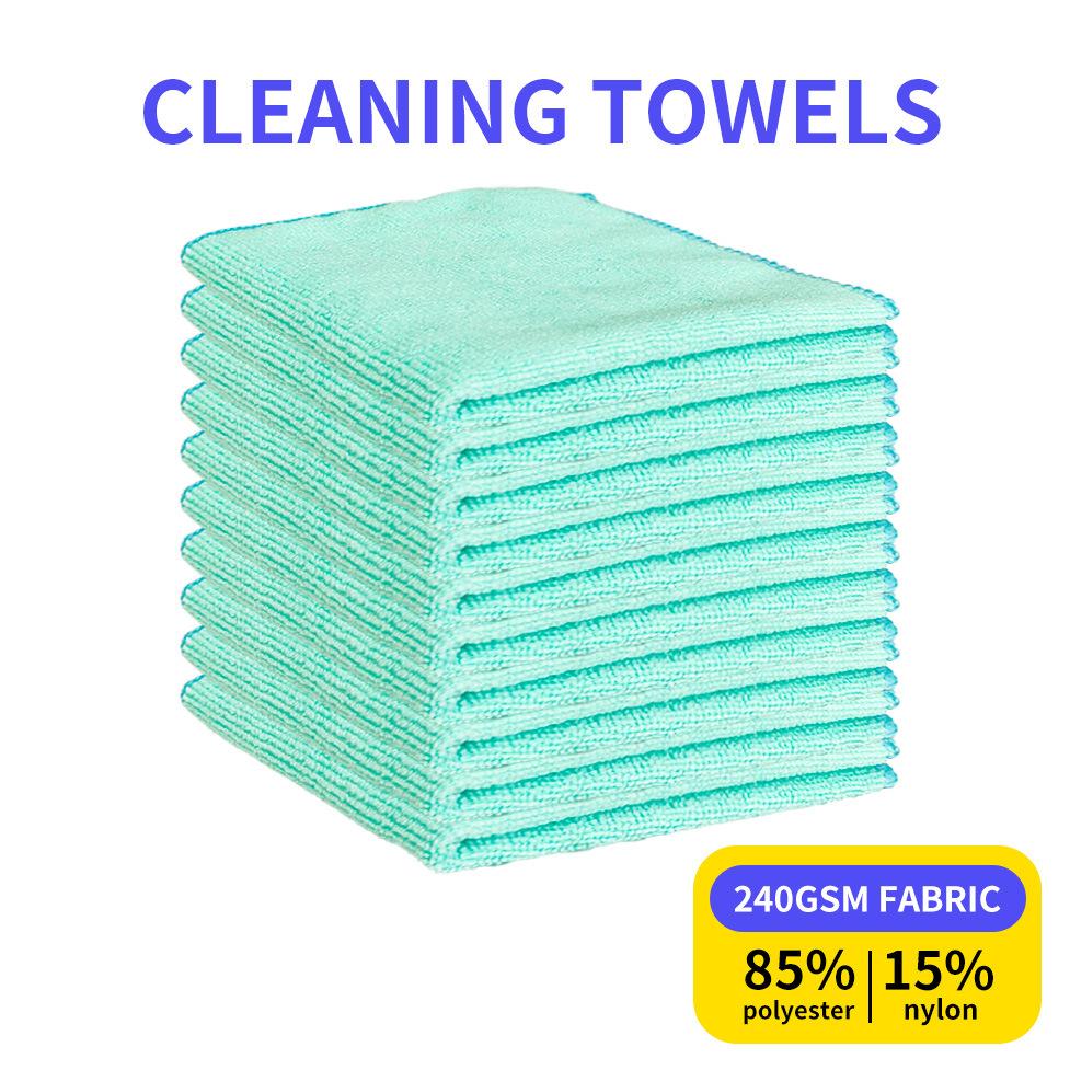 Dishwashing Cloth Kitchen Rag Custom Scouring Pad Household Products Multifunctional Cleaning Towel 30*30CM 10 Piece Microfiber