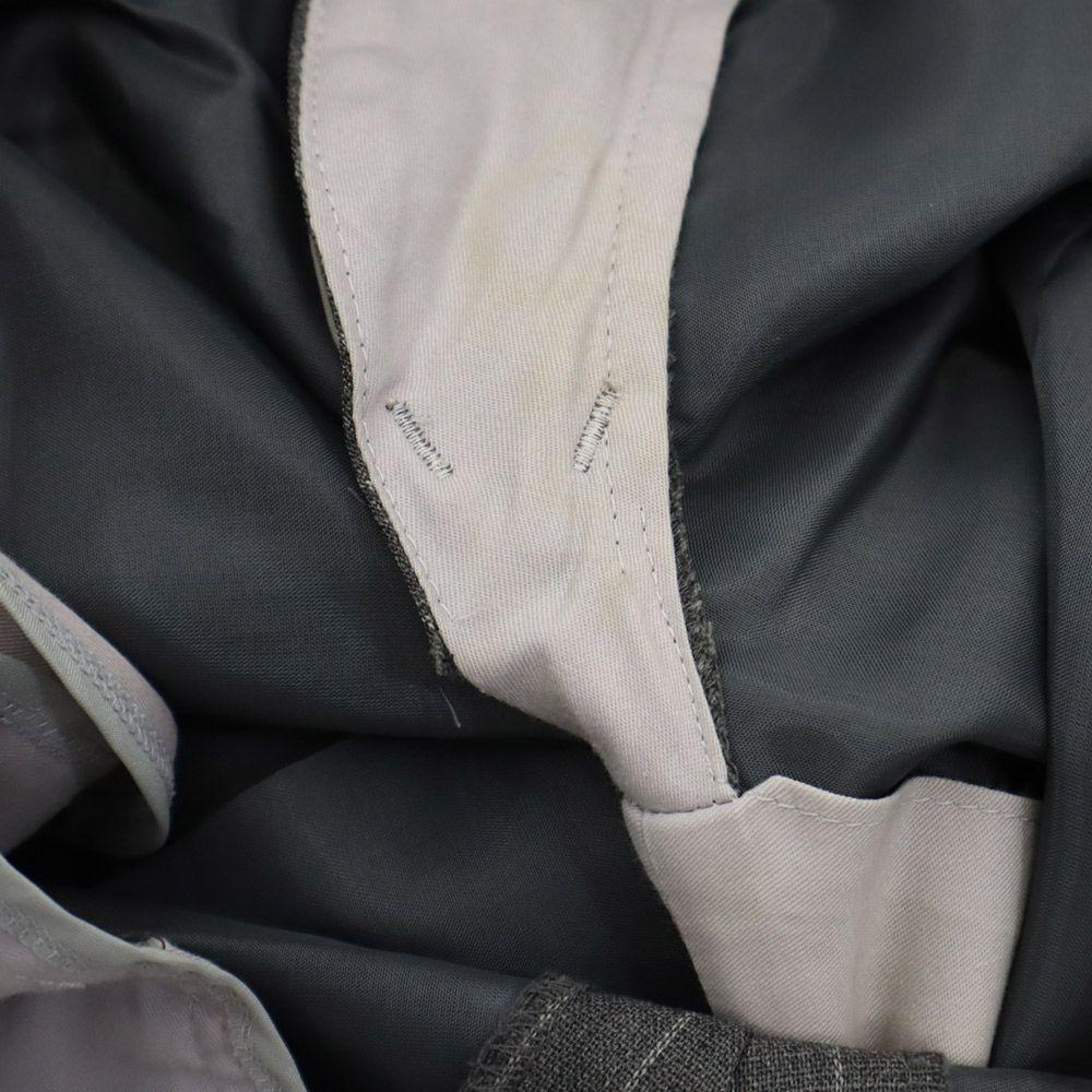 VISARUNO Made in Japan wool Striped Pattern suit Setup M Gray Men's Used