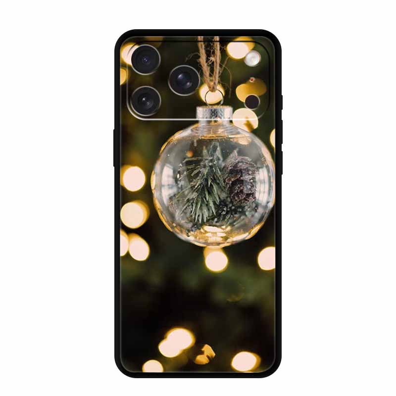 For iPhone 17 Pro Max Cover iPhone17 Pro Back Protective Phone Case For iPhone 17 Air Santa Christmas Soft Silicone TPU Coque