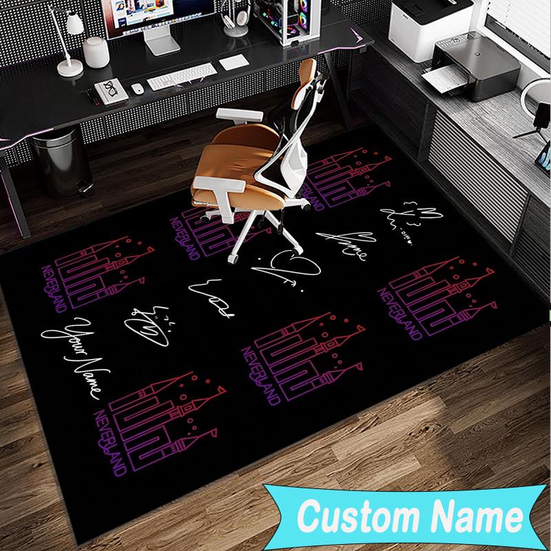 Custom Name Rug Kpop idle Area Rug Suitable for Indoor And Outdoor,Carpets for Homes, Offices,Living Rooms,Home Decor,Christmas Gift