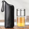 TLAKEHO Portable Double-Layer Glass Tea Infuser