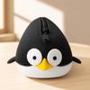 Cute Penguin Lipstick Storage Pounch Large Capacity Pen Box Silicone Pencil Bag  Stationery Storage