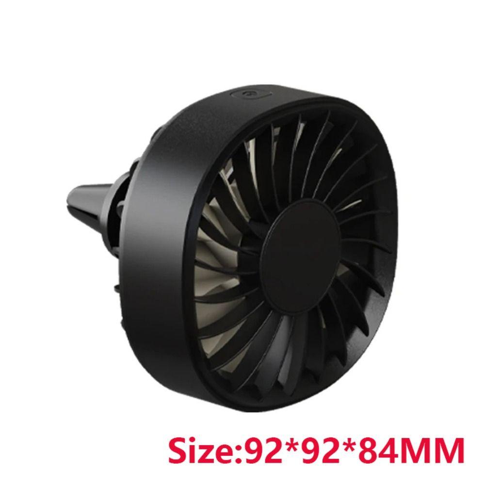 Plastic Car Air Outlet Fan Heat Dissipation Car Rear Seat Fan USB Cooling Fan  Summer