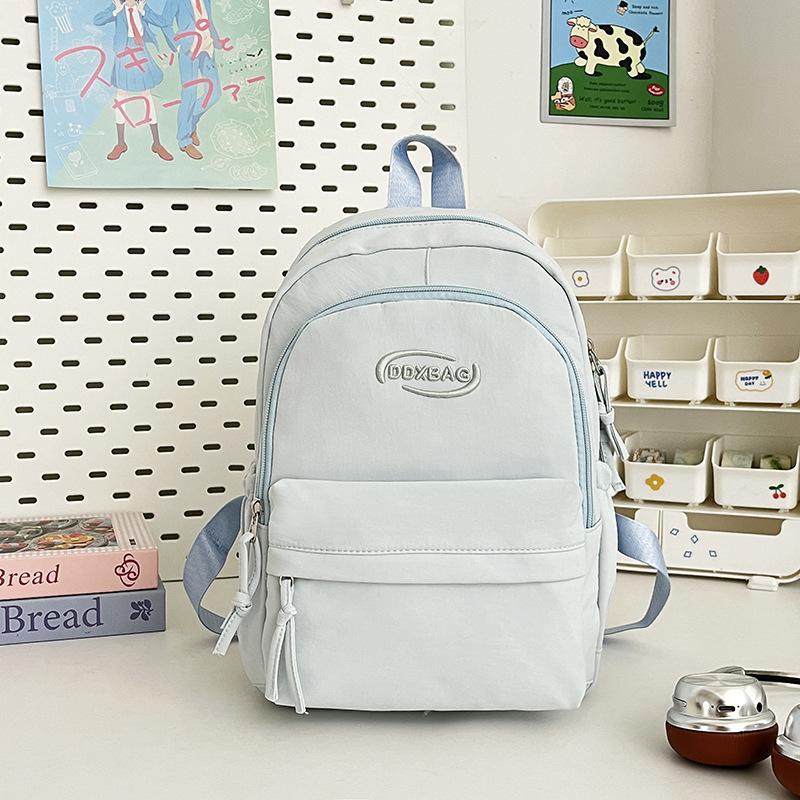 Schoolbag Backpack 1011 New Fashion Student School Bag Japanese ins Simple Korean Version Junior High School Student College Backpack