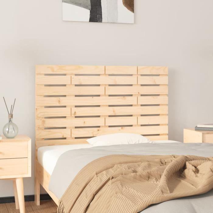 VidaXL Wall-mounted Headboard 96x3x63 Cm Solid Pine Wood 824723