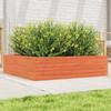 VidaXL Planter Wax Brown 90x90x23 Cm Solid Pine Wood, Outdoor Planter, Flower Box, Plant Box, 847205