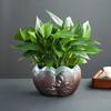 1pc Creative Ceramic Plant Pot Decorative Bamboo Flower For Orchids Large Hydroponic Flowerpot Terracotta Pots Seedlings