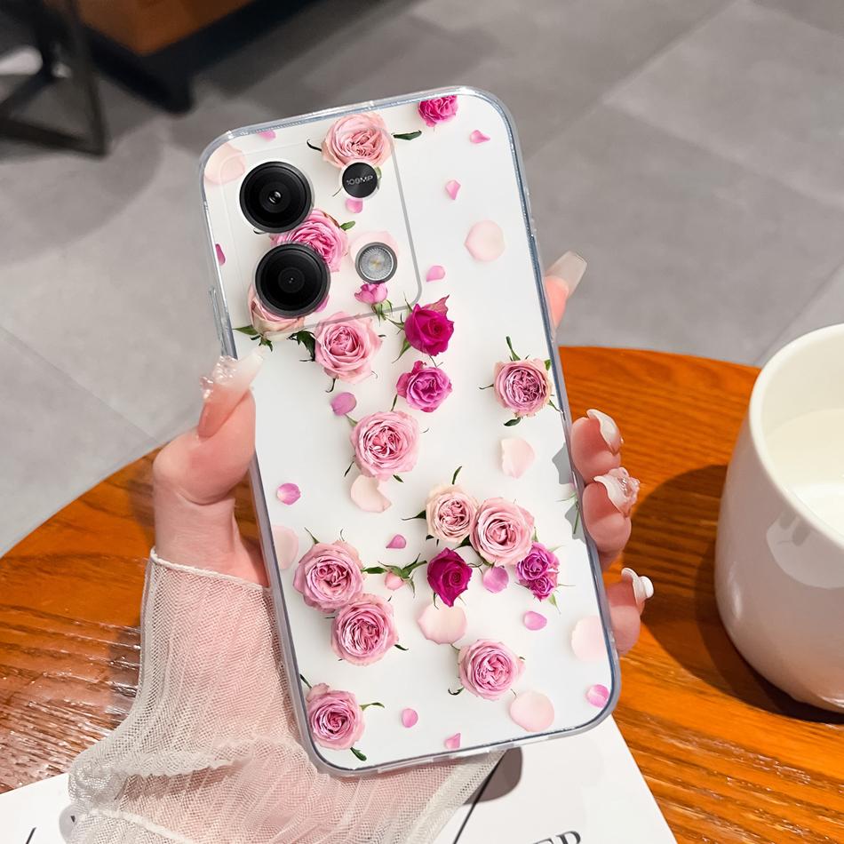 For Redmi Note 13 Pro Plus Phone Case Creative Fun Soft Slim Silicone Transparent Anti Drop Back Cover For Redmi Note13 13Pro+