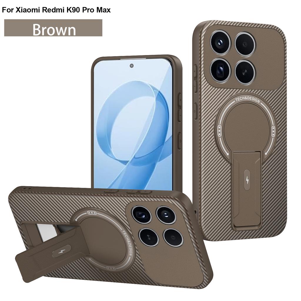 Luxury Kevlar Carbon Fiber for Magsafe Case for Xiaomi Poco F8 Pro F8 Ultra Magnetic Wireless Charging Holder Camera Protect Shockproof Bumper Cover