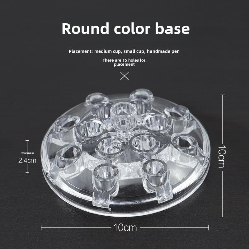 Large Semi-Permanent Tattoo Ring Cups & Eyelash Grafting Tool Set