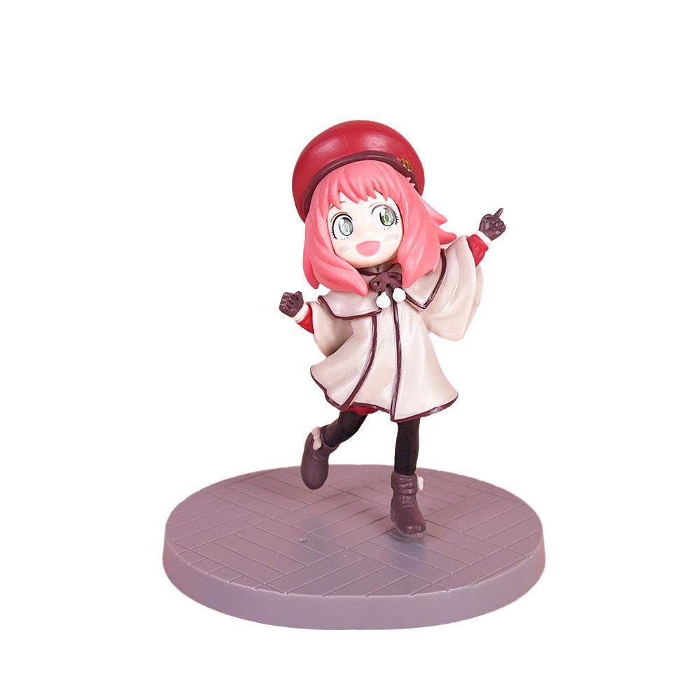 Charming Spy Family Anya Pvc Figurine Stylish Seasonal Outfit For Anime Collectors