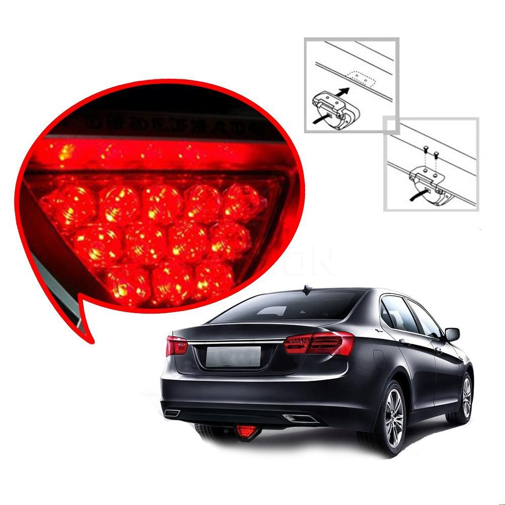 Universal LED Triangle Brake Light for Cars & Motorcycles