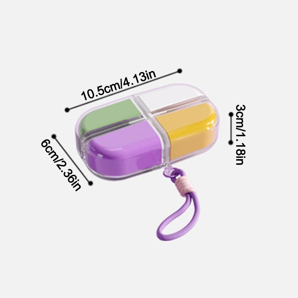 Moisture-Proof Seven Days Pill Case Magnetic Pill Organizer Pill Dispenser  for Home&Travel
