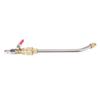 Curved Pressure Washer Extension Wand with Ball Valve 1 4 Inch Connector Power Washer Gutter Cleaner Attachment Rod