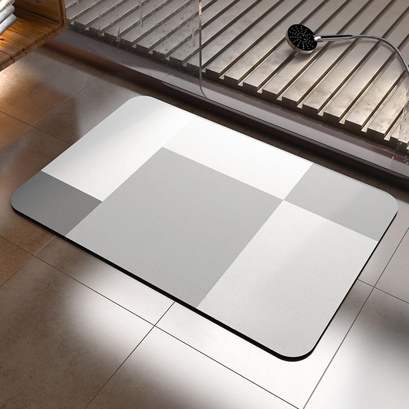 

Роскошный каменный коврик для ванной, коврики для ног в душевой, противоскользящий коврик для туалета, быстросохнущий кухонный коврик, суперабсорбирующий коврик из диатомовой грязи 40x60cm -Diatom Mud