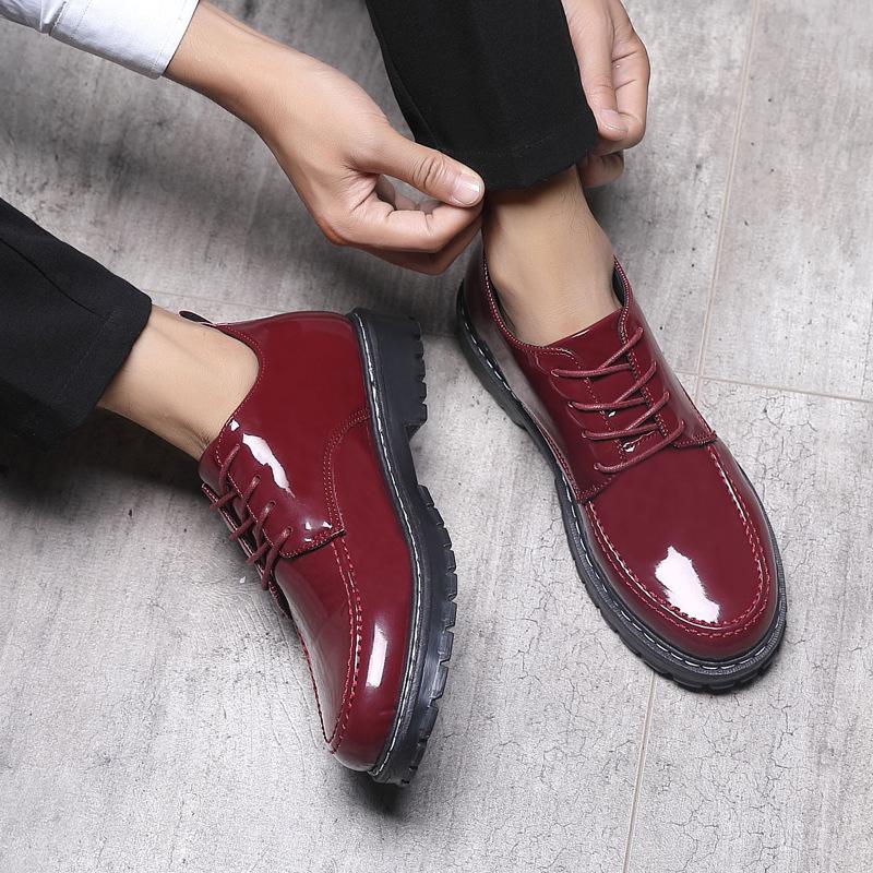 Модные новые мужские кожаные туфли кожаные мягкие нескользящие туфли для вождения — фото 3