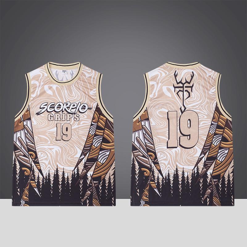 Kreative Basketballtrikots Kollektion Künstlerische Grafikdrucke Einzigartige Nummern- & Logo-Designs Sportliche Trikots