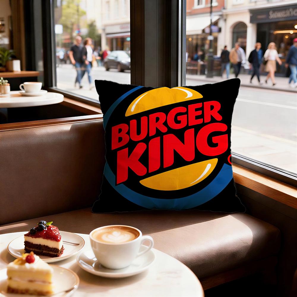 Brand Burger King Cushion Cover Decorative Cushions Covers Cover Sofa X Pillow  Piece X X Pillowcase