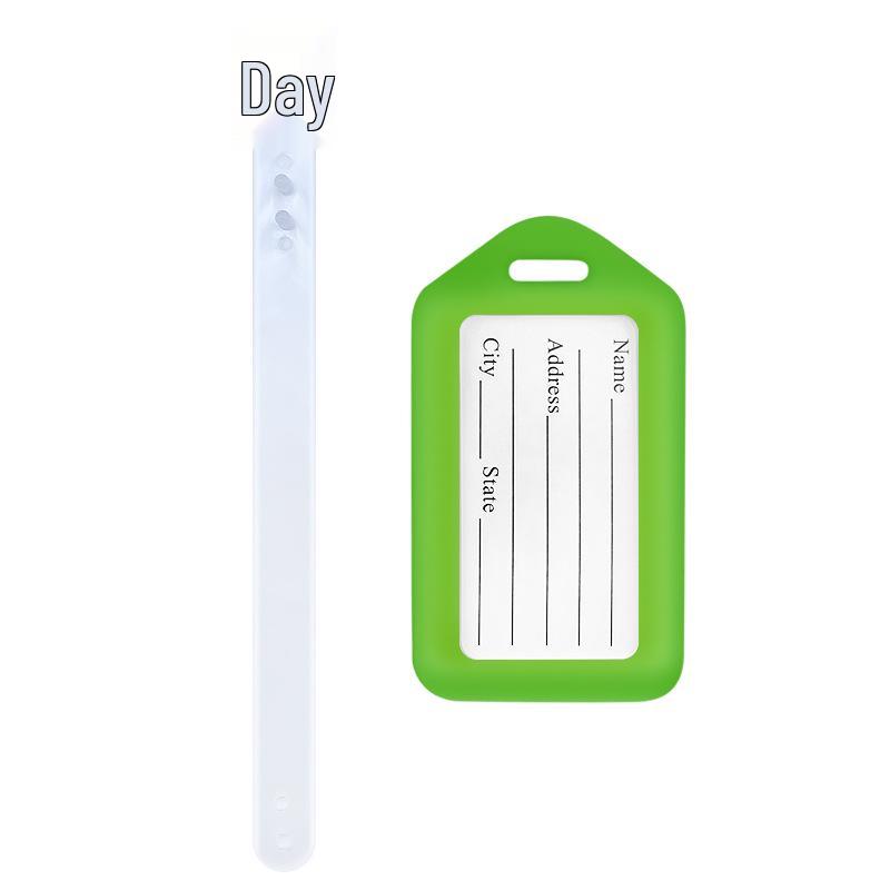 Airplane Luggage Tag Identifier: Suitcase Name & Boarding Pass Label.