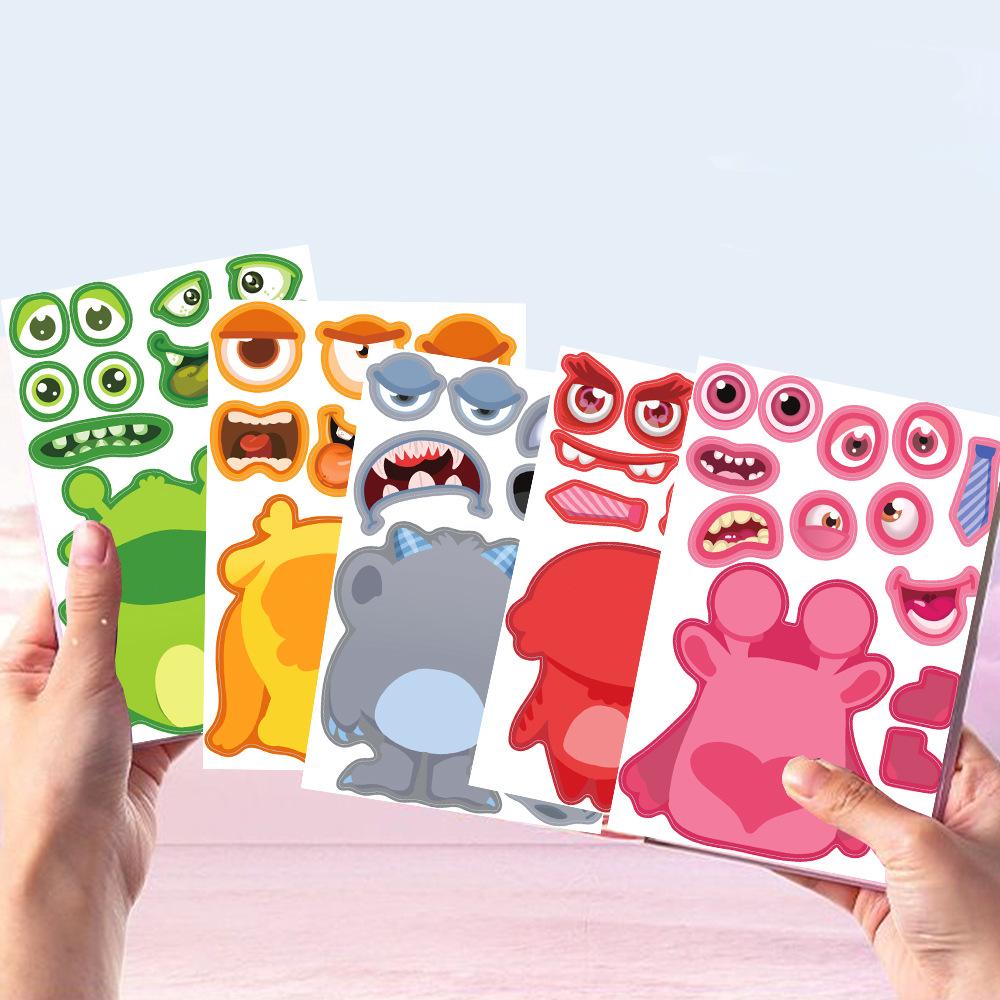 Набор наклеек Мои поющие монстры My Singing Monsters 8 листов для детей набор стикерпак