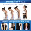 Posture Corrector Back Belt Adjustable Support for Straight Back Improves Posture and Provides Protection