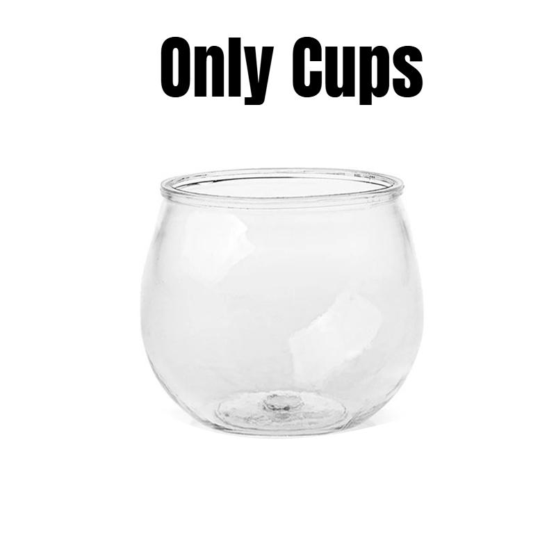 

10 шт одноразовые пластиковые десертные стаканчики прозрачные круглые десертные стаканчики с ложками мороженое мусс принадлежности для дня рождения рождественской вечеринки