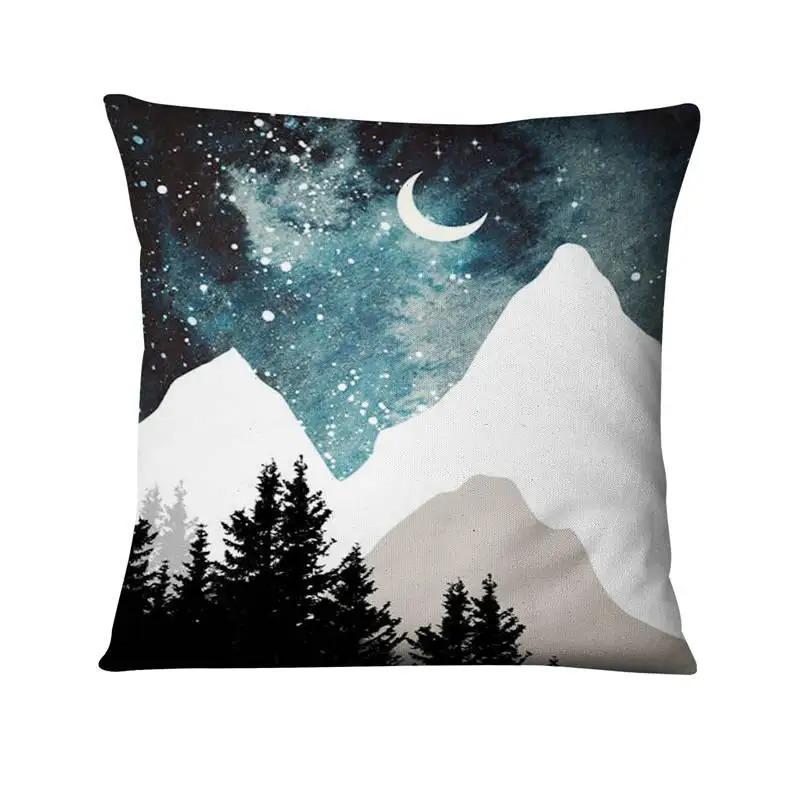 Forest Deer Decorative Pillowcase Living Room Office Home Pillowcase Car Ornaments