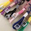 Woven Braided Strips Color Phone Lanyard with Clip Colorful Wrist Straps Hand Lanyard  Mobile Phone