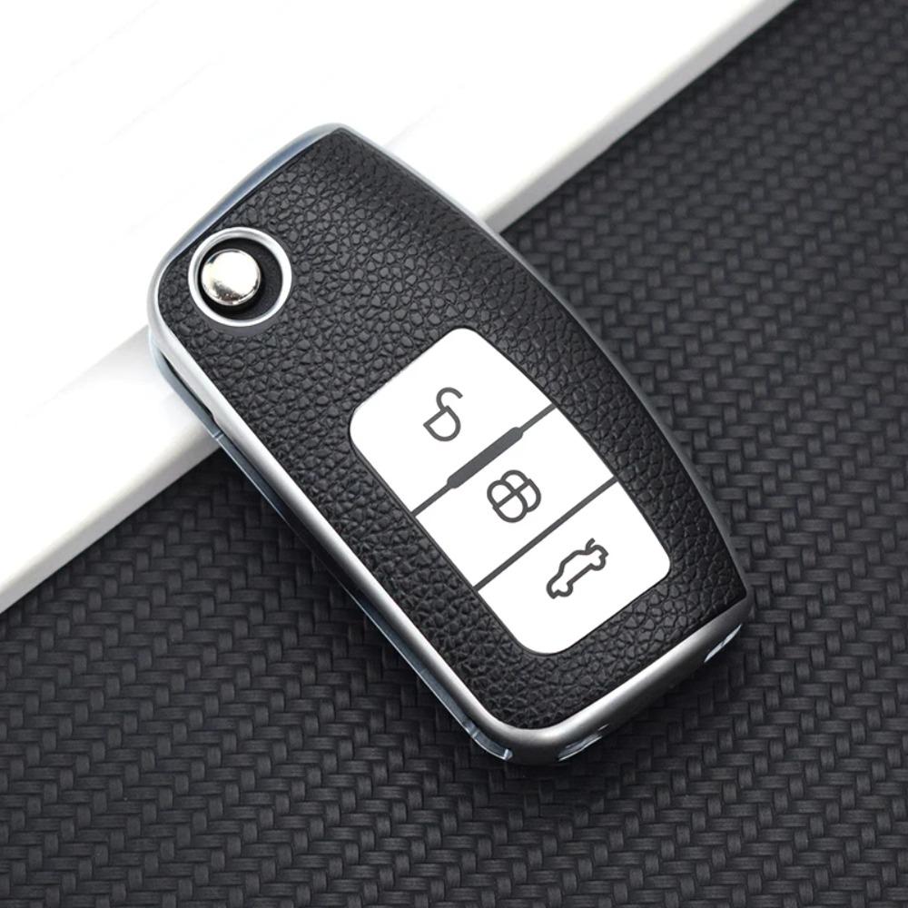

Car Key Case Cover for Ford Fiesta Focus Mondeo Falcon B-Max C-Max S-Max Eco Sport Galaxy Territory Keyless Shell Fob Protector серебряный