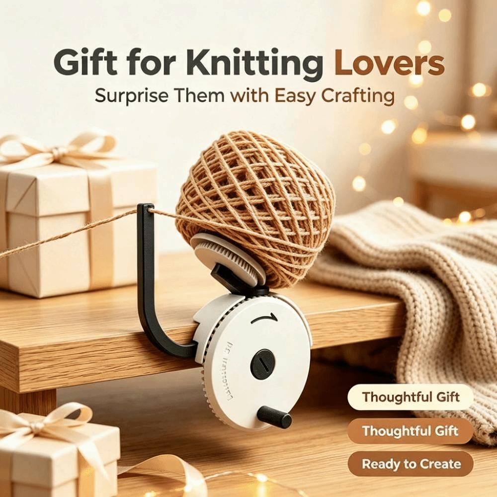3D Print Yarn Cake Winder Sturdy ABS Yarn Desktop Clamp Winder For Household Use
